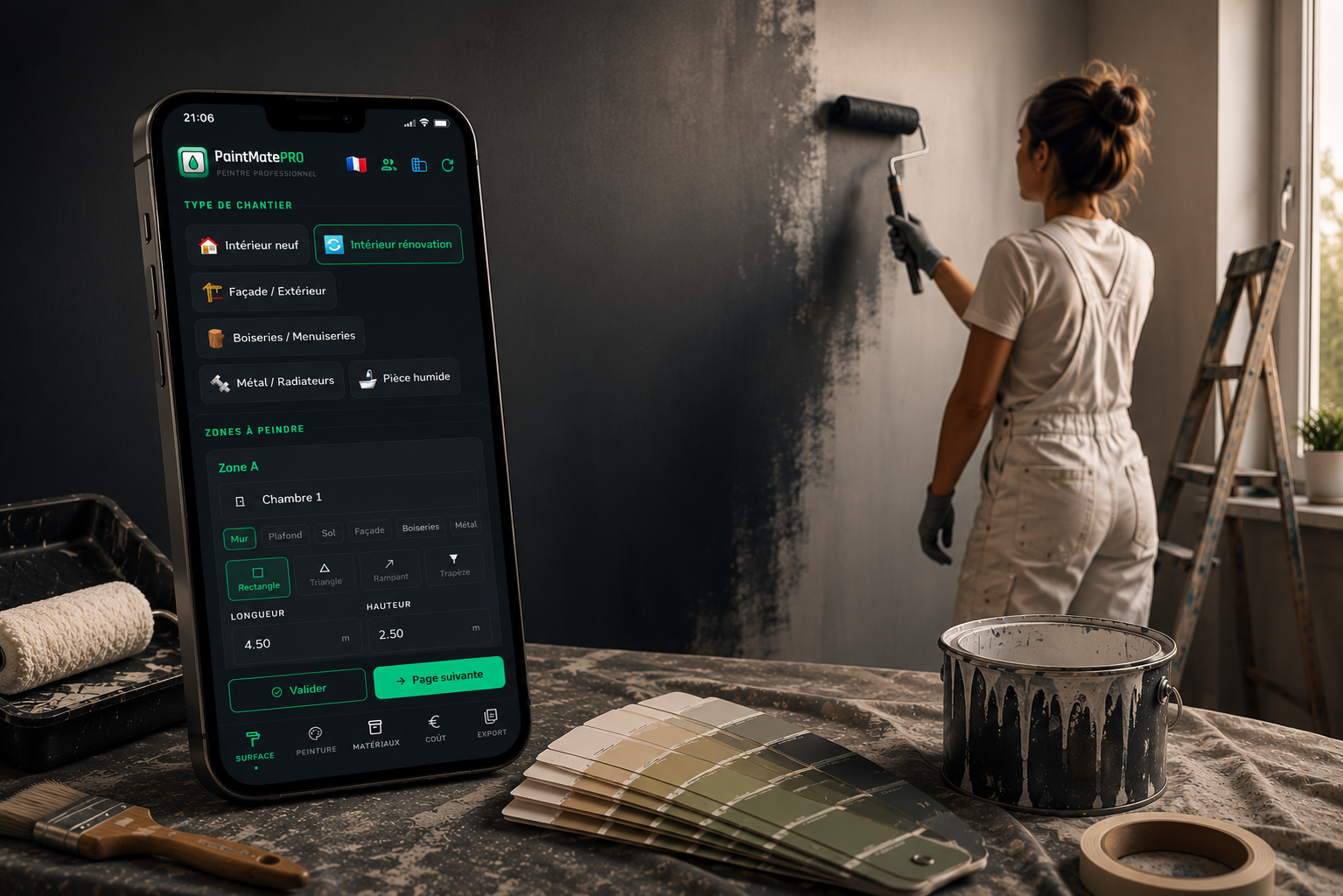 PaintMate PRO - application Android pour peintres